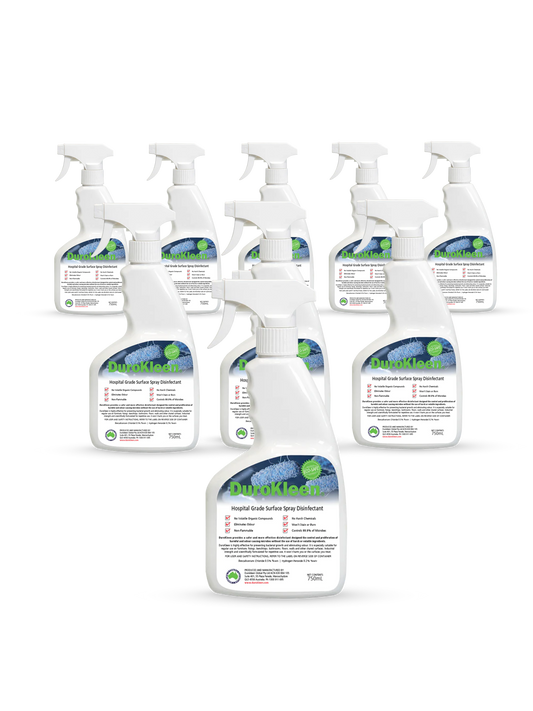 DuroKleen Long Term Antimicrobial Disinfectant 750ml Trigger Spray (Carton of 9)