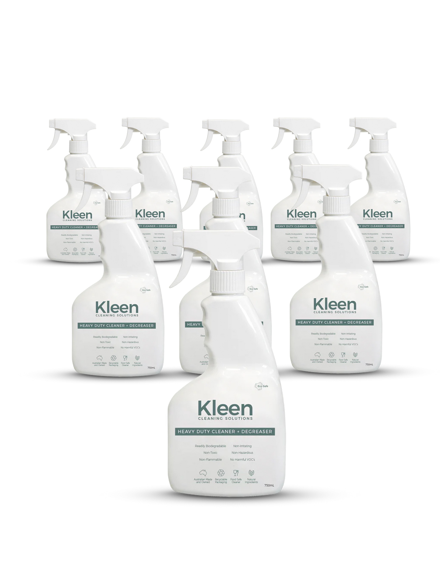 Kleen Heavy Duty Cleaner and Degreaser 750ml Trigger Spray (Carton of 9)